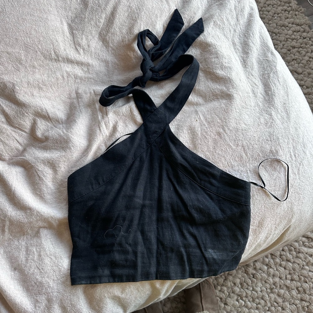 Abercrombie Linen Halter Too